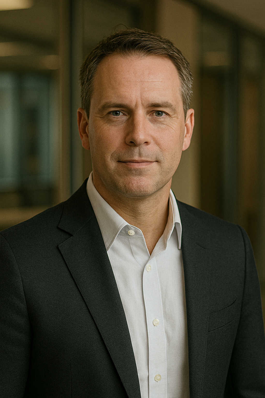 Headshot of James Thompson, VP of Operations